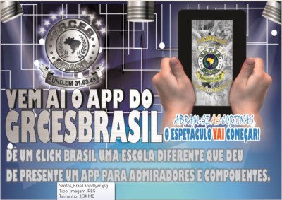 Santos_Brasil app flyer