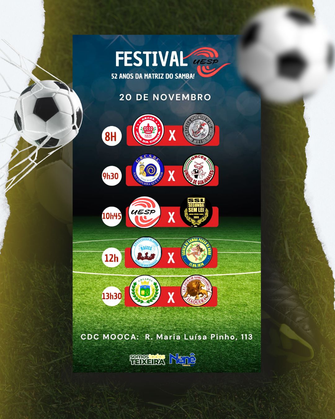 UESP promove Festival de Futebol de Campo
