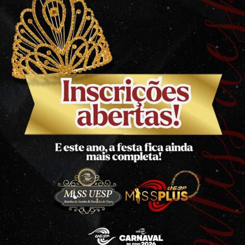 Miss UESP e Miss Plus: inscrições prorrogadas