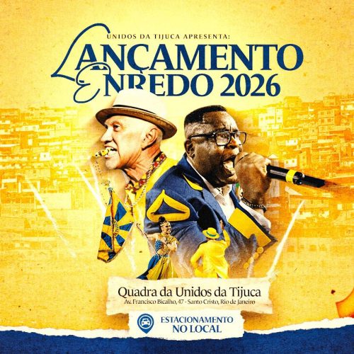 Unidos da Tijuca promove festa de lançamento do enredo e do projeto para o Carnaval 2026