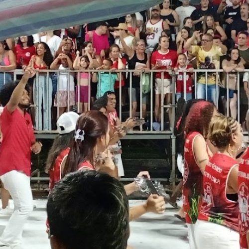 Embaixada do Morro – Ensaio técnico na avenida do Carnaval